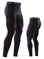 Men's Compression Leggings with Quick Dry Technology