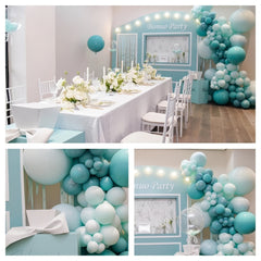 60pcs Macaron Mint Green Balloons for Party Decorations