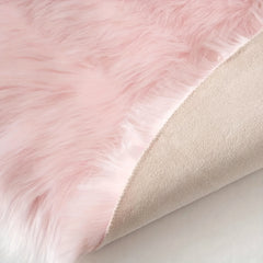 Faux Fur Rug Soft Sheepskin Area Rug 60 x 96 cm