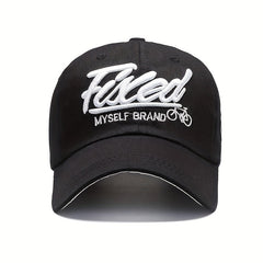 Men's Embroidered Hip Hop Sun Block Baseball Cap