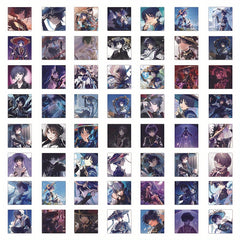 60pcs Anime Stickers Waterproof Stickers for Mobile Phones Laptops Bottles
