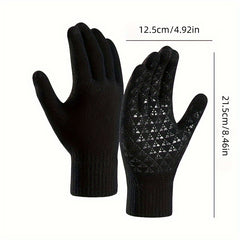 Winter Touch Screen Gloves Thermal Warm Knit for Men Women
