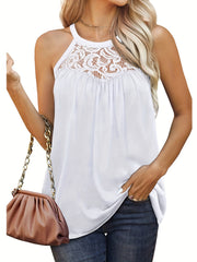 Summer Sleeveless Lace Top