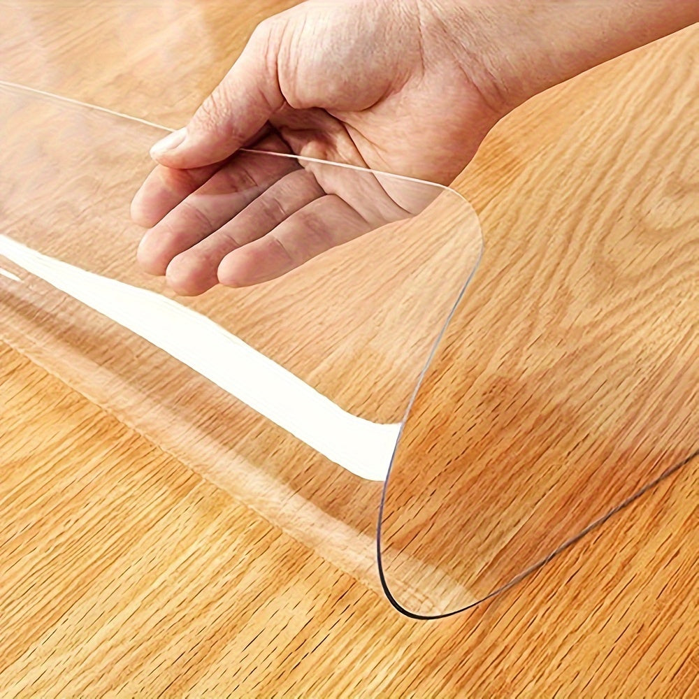 Waterproof Transparent Table Mat 1.5mm Thick PVC Soft Glass Cover
