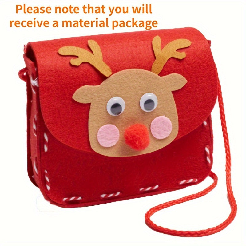 Christmas DIY Deer Backpack Holiday Decoration Gift Bag