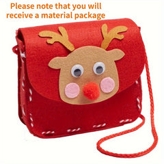 Christmas DIY Deer Backpack Holiday Decoration Gift Bag
