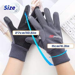 Anti Slip Winter Gloves Full Finger Thermal Touch Screen Ski Snowboard Liners