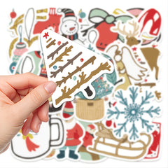 27pcs Christmas Decoration Stickers Holiday Decals Xmas Decor