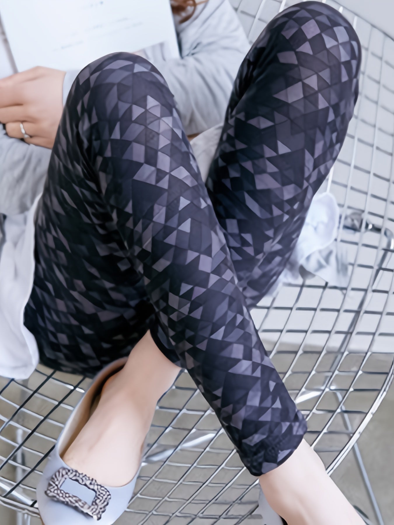 Print Skinny Leggings Casual Stretchy Women's Clothing