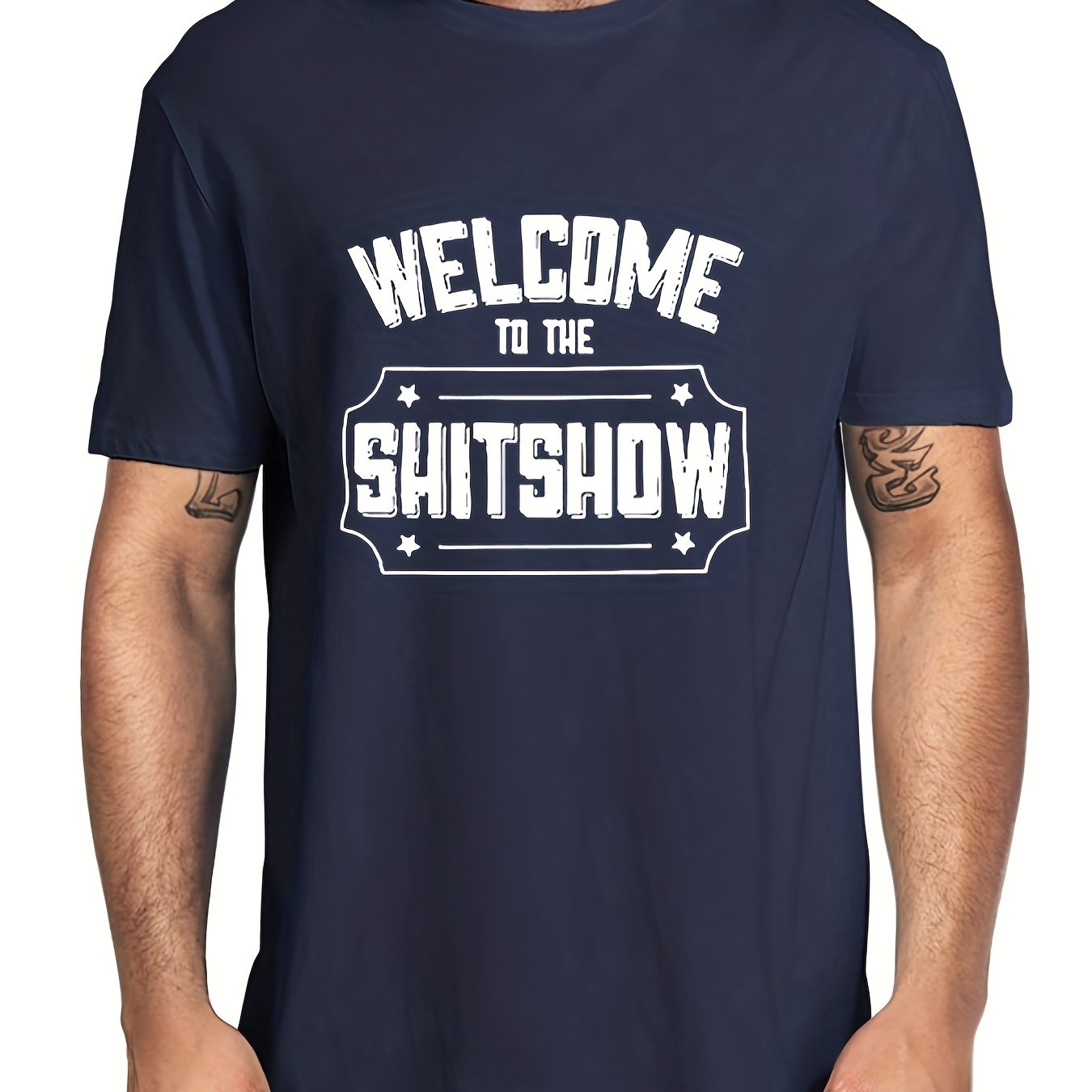 Welcome To The Shitshow Men's Tee Shirt - Casual & Stretchy Summer Clothing
