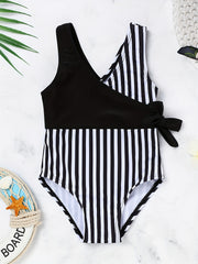 Baby Girls Bowknot Swimsuit for Summer