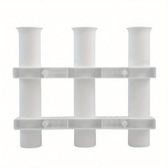 Portable Fishing Rod Holder Three Tube Plastic Bracket Tackle