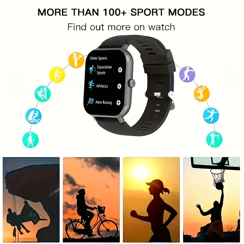 Unisex Smartwatch Wireless Calling Multiple Sports Modes Sedentary Alert
