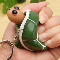 Cute Turtle Key Chain Cartoon Animal Doll Keychain