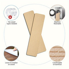 5pcs Stair Non Slip Rugs Safety Indoor Rugs For Kids Elderly And Pets