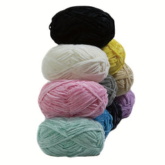 3pcs 50g Chenille Hand Woven 100 Poly For Hats Bags Dolls Etc