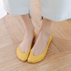 5 Pairs Women's Silicone Non-slip Boat Socks