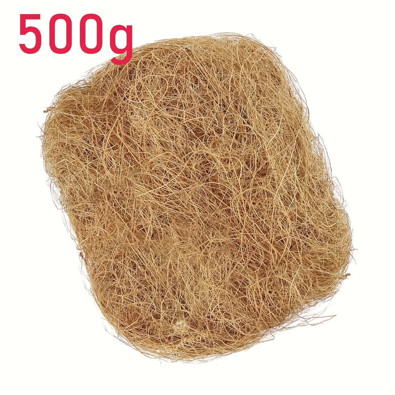500g Natural Coconut Fiber for Bird Nest Palm Silk Lining Small Bag Nest Carpet