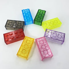 40pcs 2x4 High Brick Small Particle Building Blocks ABS Material