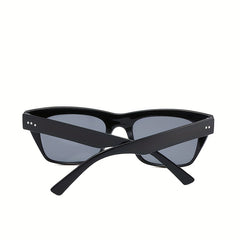 Y2K Square Sunglasses Punk Rivet Anti Glare Glasses UV400
