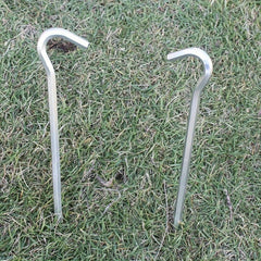 8pcs Aluminum Tent Pegs Hexagonal Ground Nails Camping Accessories