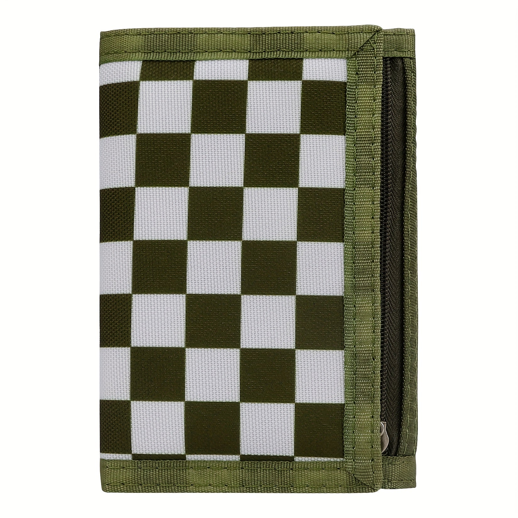 Men's Plaid Wallet Casual Coin Purse Soft Bag