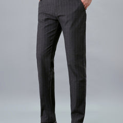 Men's Casual Straight Leg Trousers with Pockets