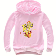Potato Chips Print Hoodie Comfy Pullover Sweatshirt for Girls Boys