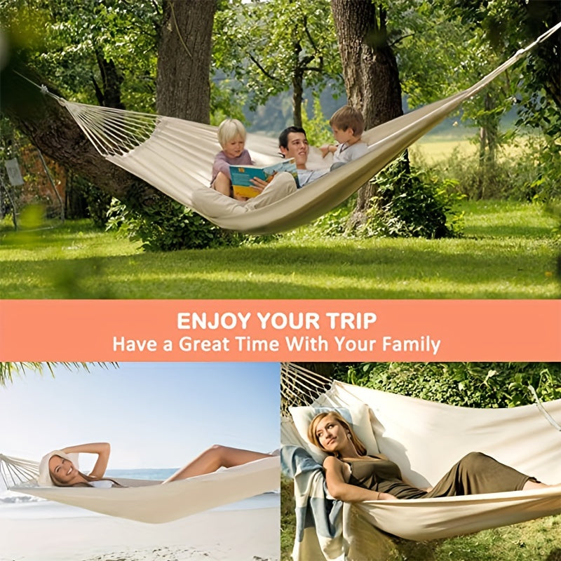 260 Outdoor Hammock Single & Double Adult Hammock Tree Straps