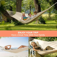 260 Outdoor Hammock Single & Double Adult Hammock Tree Straps