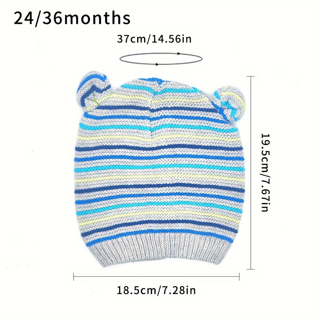 1pc Knitted Baby Hat Warm Beanie