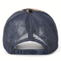 Sequins Maple Leaf Baseball Cap Sparkling Trucker Hat