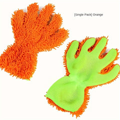 Soft Microfiber Car Cleaning Gloves for Washing and Drying -1pc