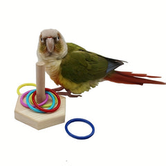 Colorful Bird Trick Toy Set for Parrots and Birds