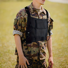 High Visibility Walkie Talkie Vest for Security and Shooting