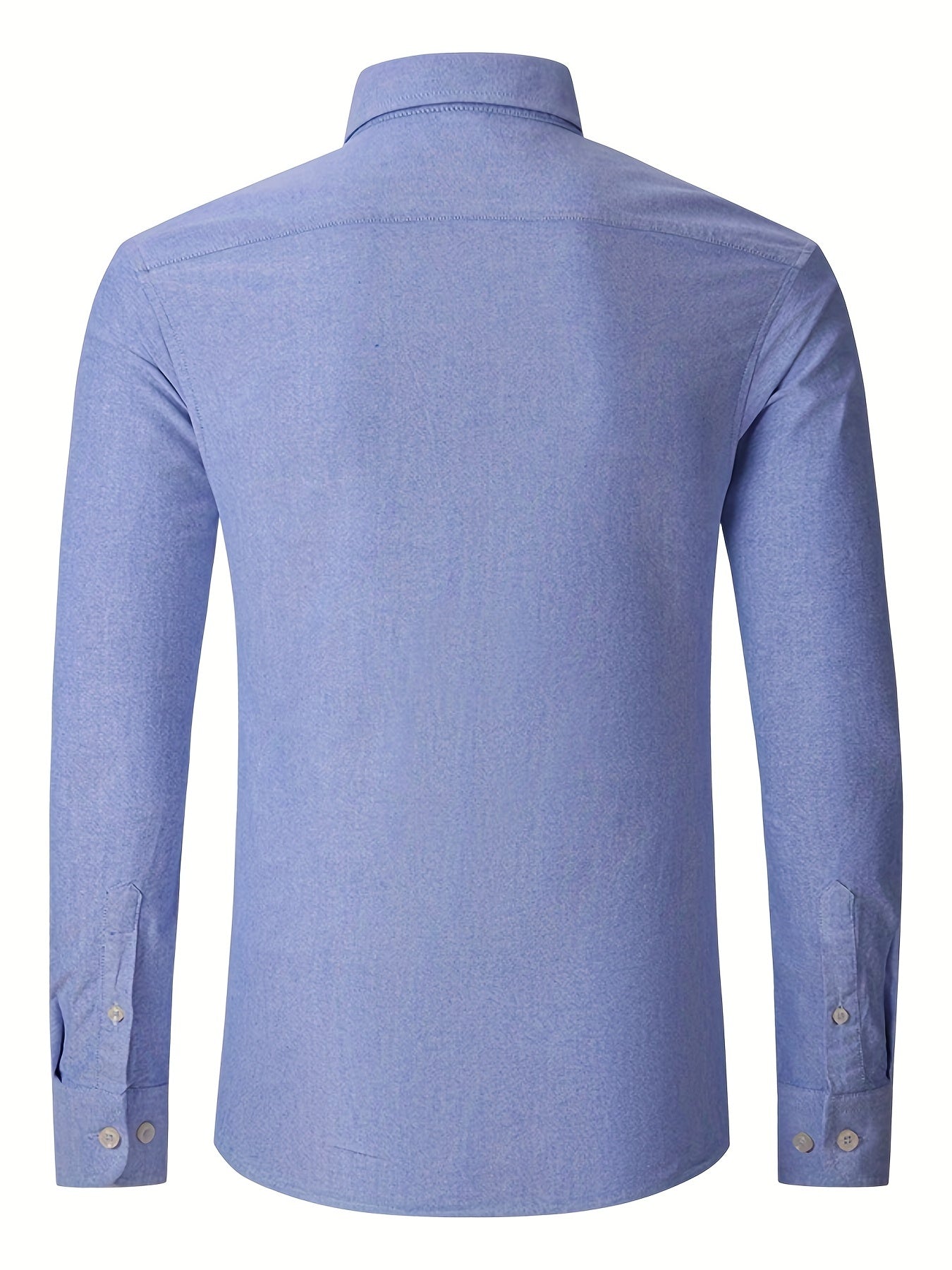 Men's Casual Button Up Long Sleeve Cotton Shirt