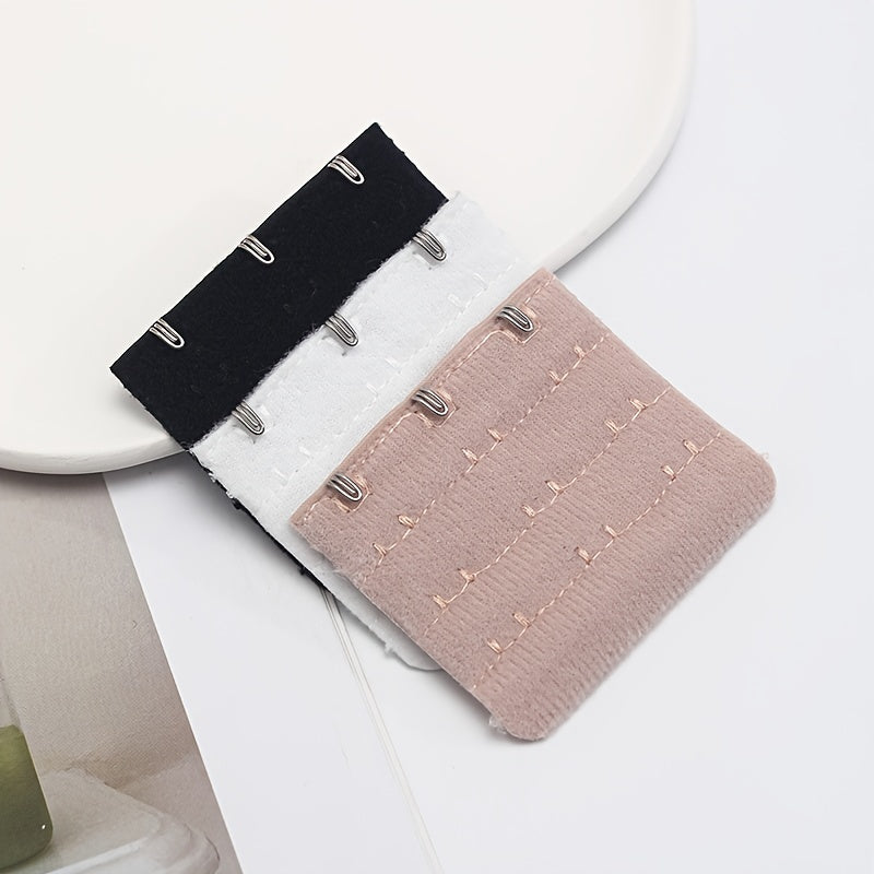 3pcs Elastic Bra Strap Extenders Comfortable Adjustable Bra Band