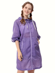 Women's Sun Protection Hooded Jacket Lightweight Outwear Coat
