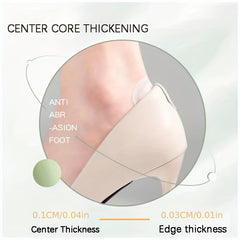 Invisible Silicone Foot Stickers Waterproof Anti-slip Protection for Shoes