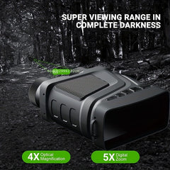 5X Zoom Infrared Night Vision Binoculars 1080P 300M for Camping