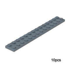10pcs 91988 Small Grain 2x14 Basic Brick Building Blocks Assorted Colors