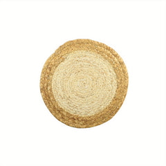 4pc Wheat Straw Placemats & Coasters Set Water Gourd Corn Decor Home Decor