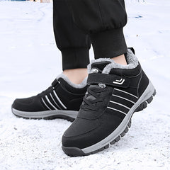 Plush Lined Thermal Snow Boots Non Slip Outdoor Winter Warm Shoes