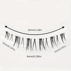 Hand Painted Lower Lashes Full Strip Cosplay False Eyelashes