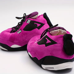 Men's Block Warm Comfy Non-slip Home Shoes Winter
