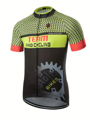 Quick Dry Men's Cycling Jersey with Rear Pocket