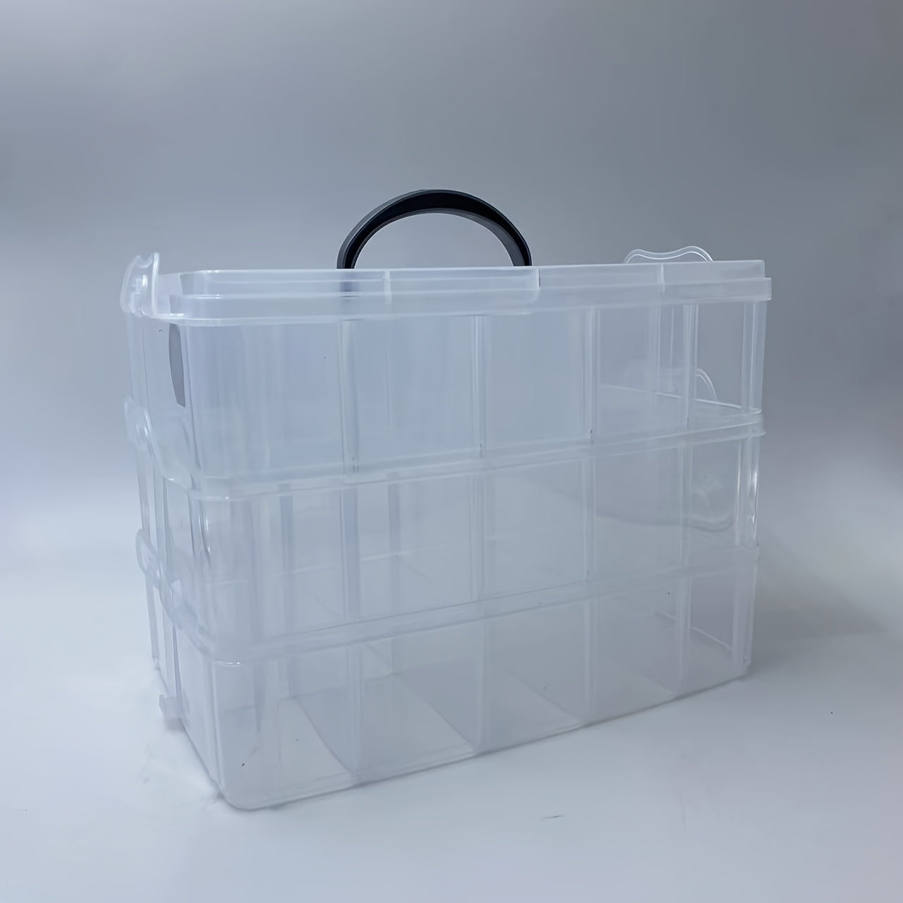 Large Capacity Storage Bin With Lid Three in One Household Parts Storage Box