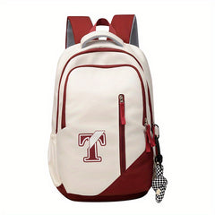 Casual Student Bag Large Capacity Backpack With Pendant