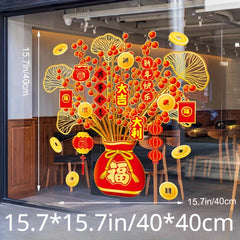 Chinese Year Display Window Stickers - Glass Window Decorations