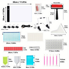 A4 LED Light Pad Kit for Diamond Painting